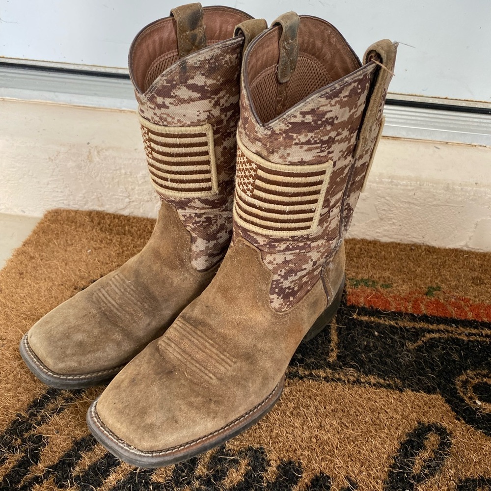 Men’s Ariat Flag Military cowboy Boots